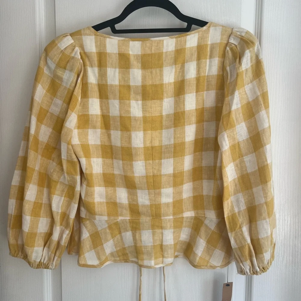 Reformation lightweight gingham